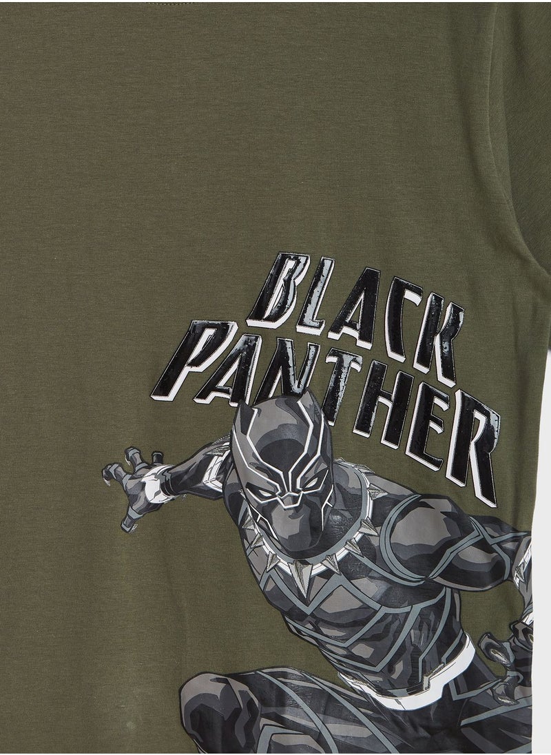 Kids Black Panther T-Shirt