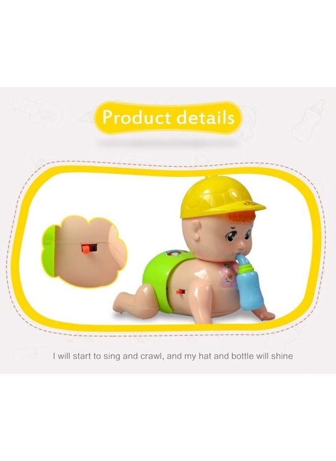 Crawling Baby Toy Musical Crawling Baby Toy Battery Operated Toy with Music and Colorful Lights