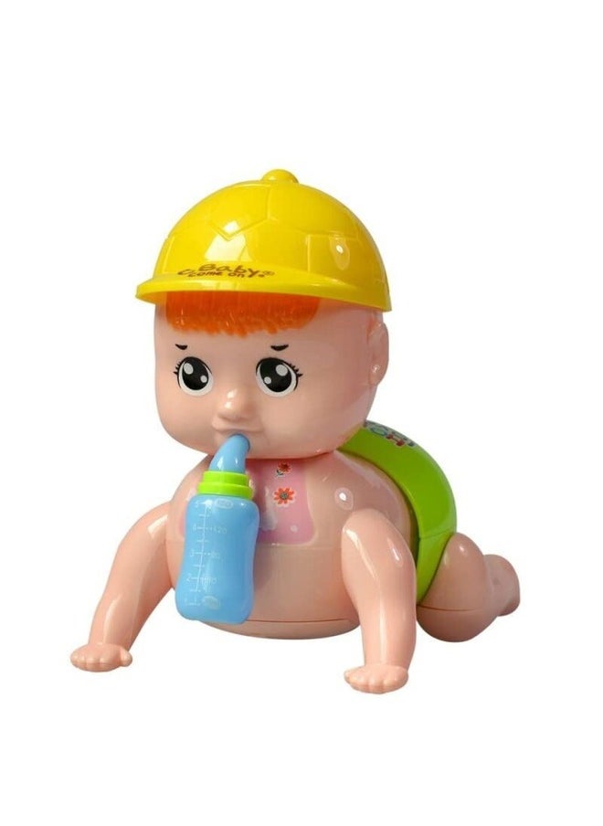 Crawling Baby Toy Musical Crawling Baby Toy Battery Operated Toy with Music and Colorful Lights