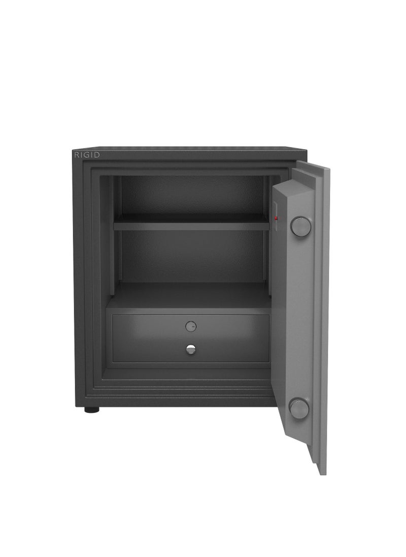 Fire Resistant Steel Safe with Digital & Key Lock, 70Kg