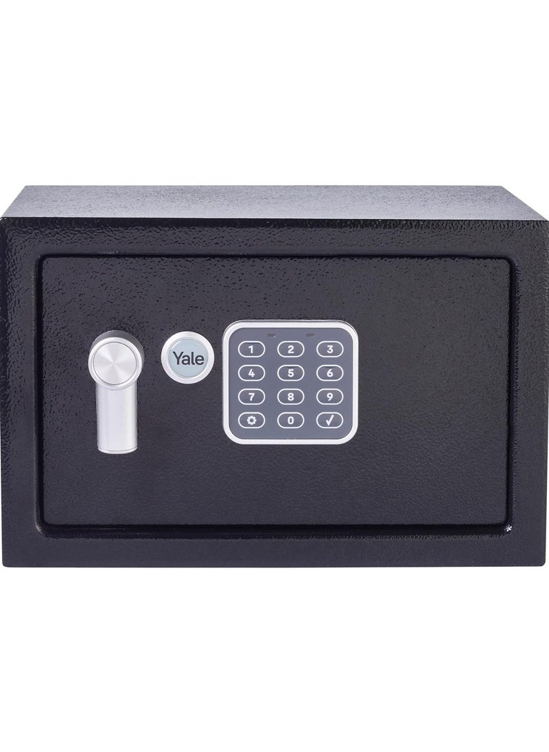 Yale, Small Value Safe Digital Keypad with LED Light Indicators, Black