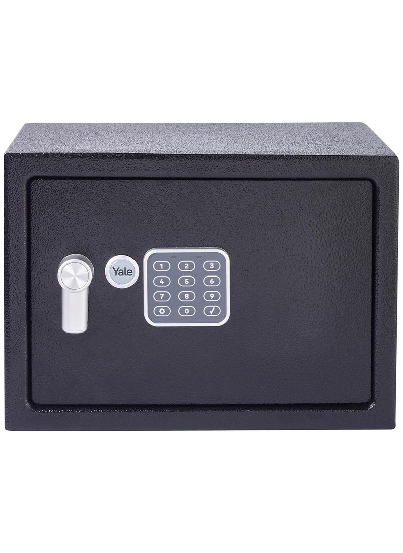 Yale, Electronic Safe Medium with Digital Keypad LED Light Indicators and Emergency Override Key