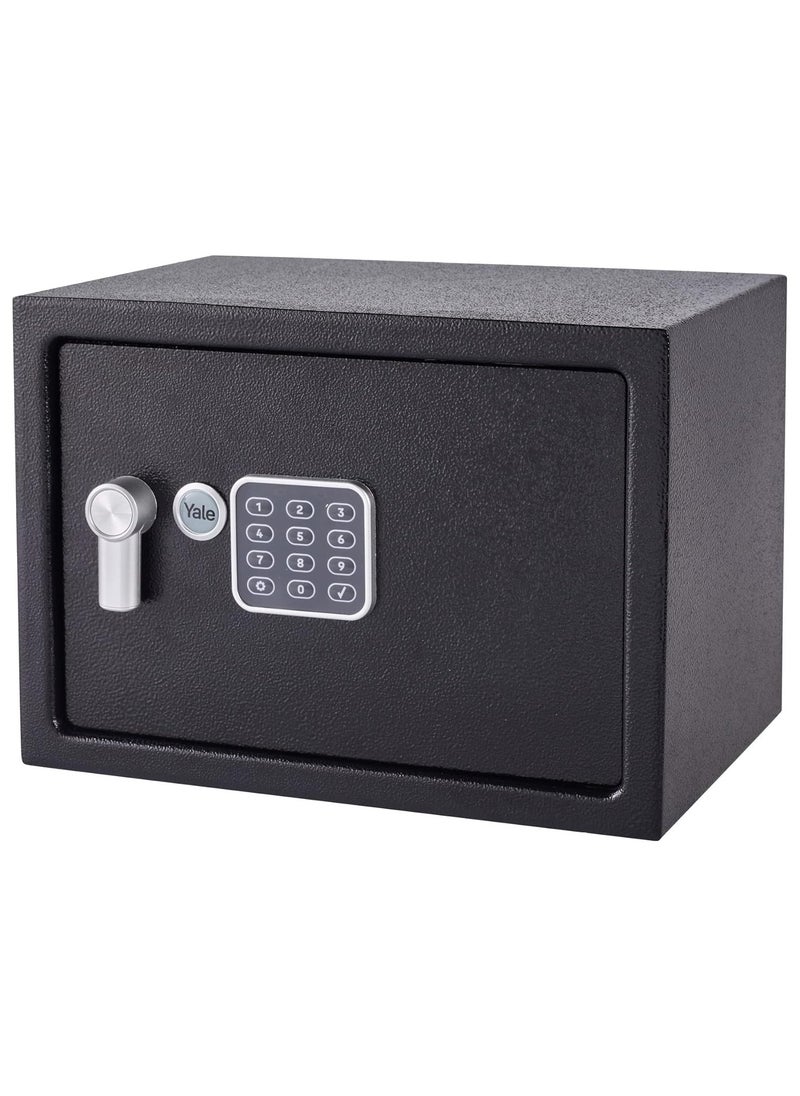 Yale, Electronic Safe Medium with Digital Keypad LED Light Indicators and Emergency Override Key