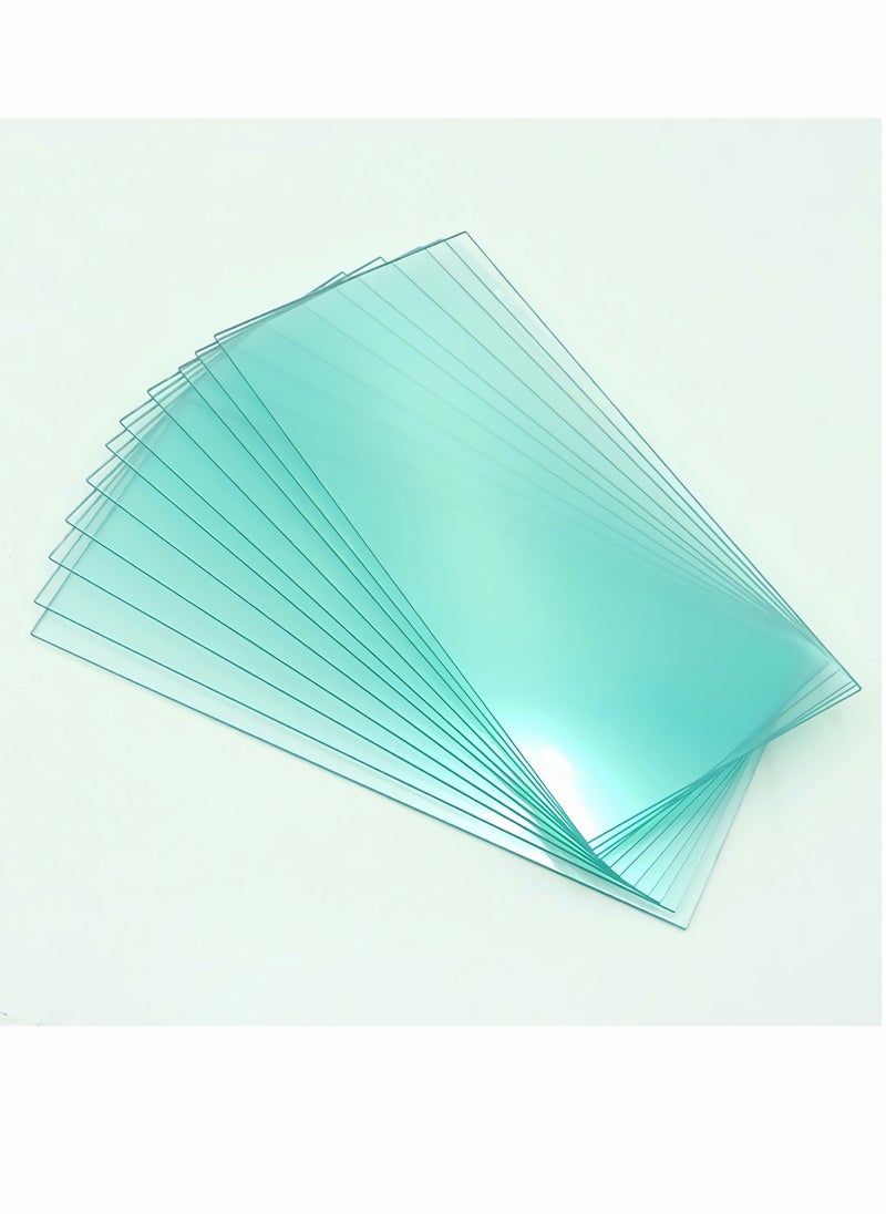 Welding Protection Lenses, Automatic Dimmable Transparent Plastic Mask Sheet, High Definition For Caps, Splash-proof, Dust-proof and Sand-proof (10Pcs)