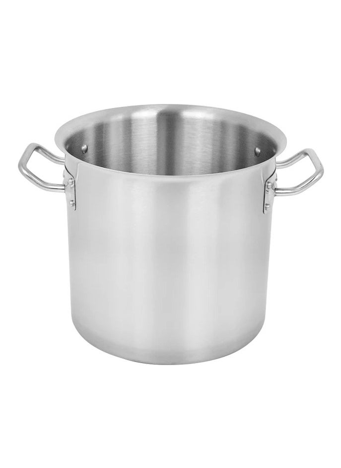 Aluminium Stock Pot with Handle and Aluminum Lid, Silver