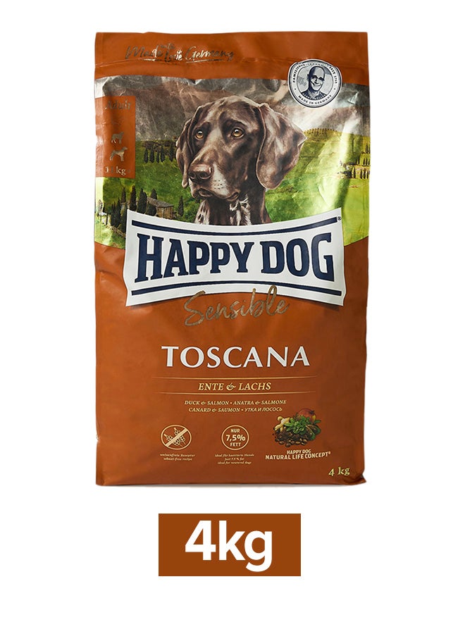 Sensible Toscana Dry Food - Ente And Lachs 4kg