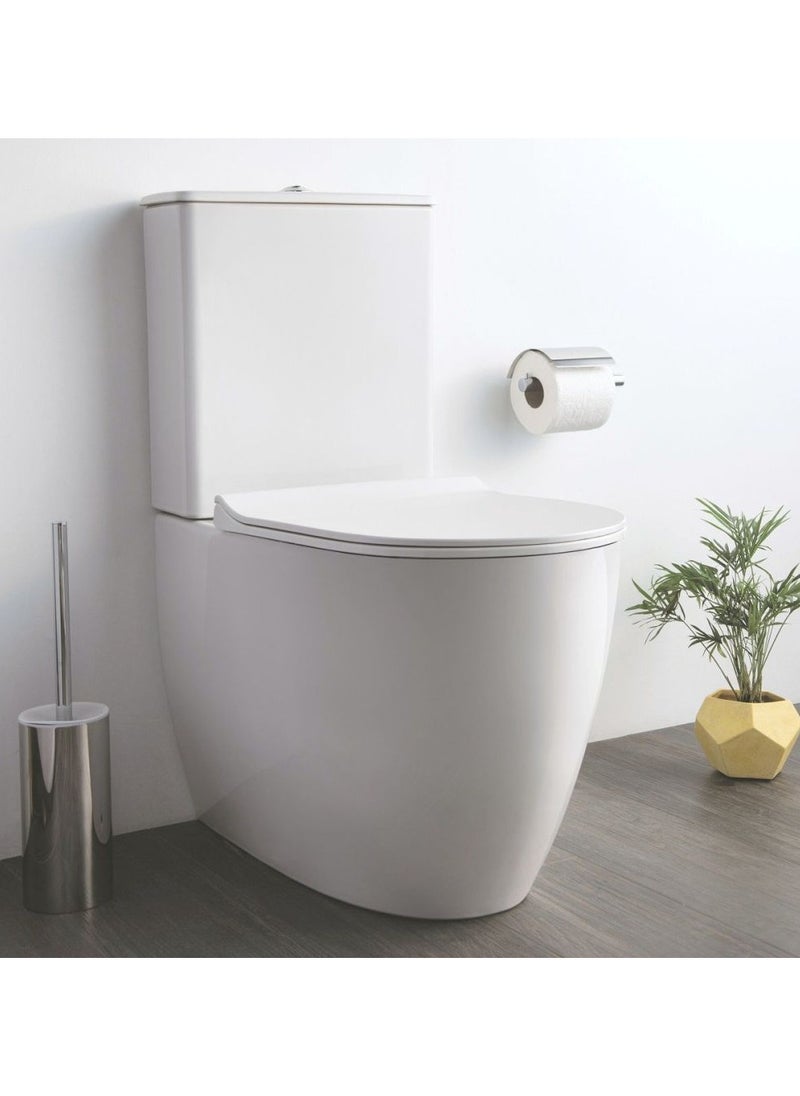 VitrA Rimless Floor Standing WC Toilet 65 cm (D) - Glossy White