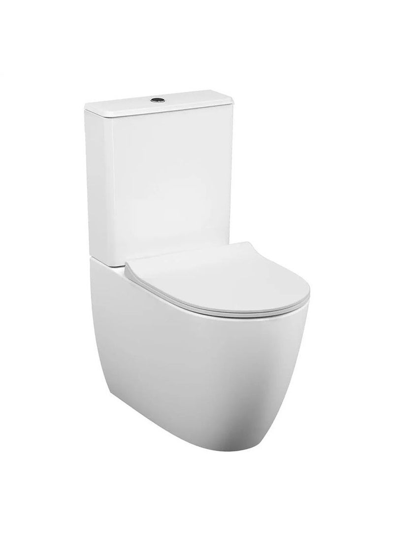 VitrA Rimless Floor Standing WC Toilet 65 cm (D) - Glossy White