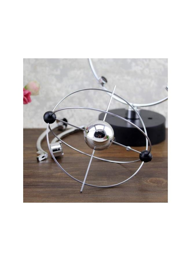 silvercnc Electronic Perpetual Motion Magnetic Swing Kinetic Art Asteroid Balance Balls Desk Decoration