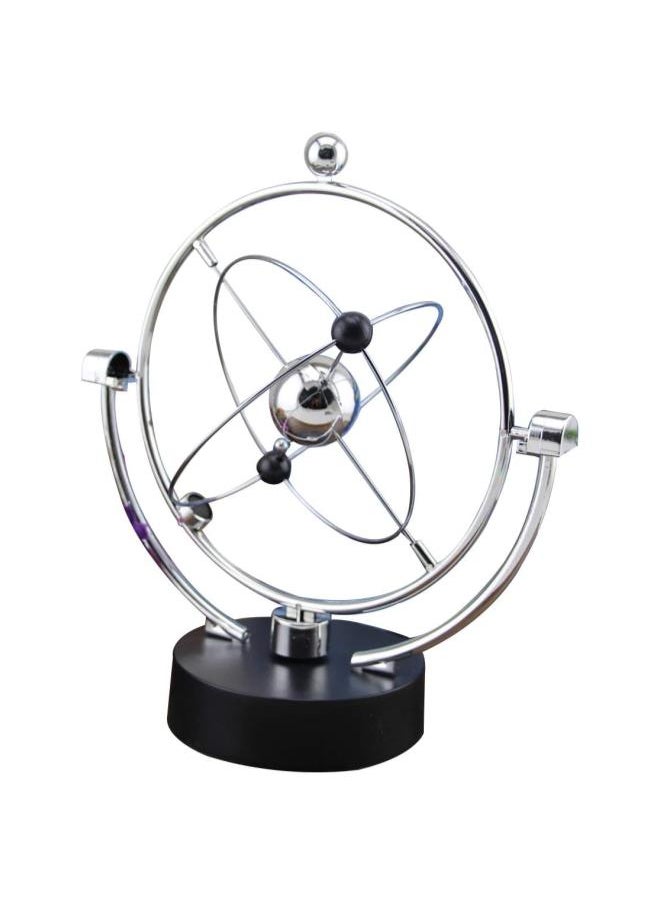 silvercnc Electronic Perpetual Motion Magnetic Swing Kinetic Art Asteroid Balance Balls Desk Decoration