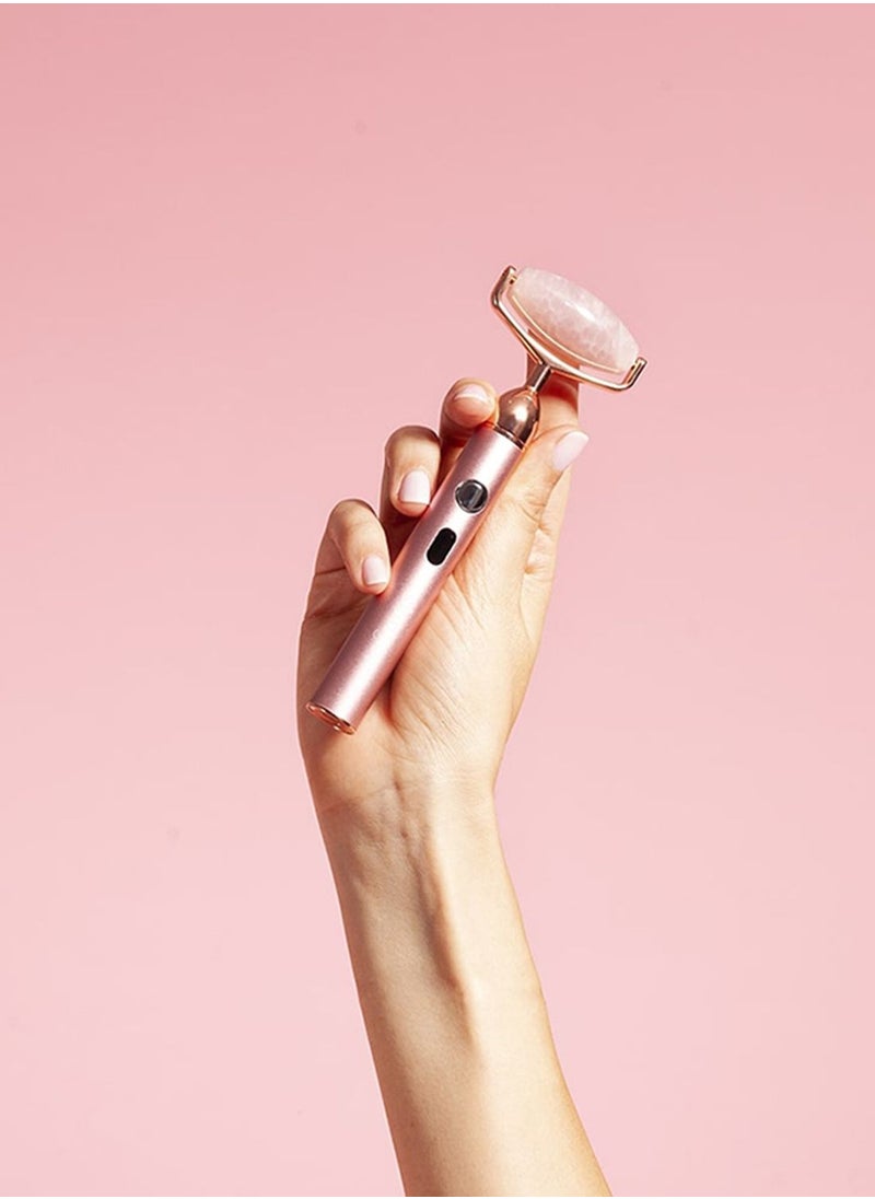 Vibrating Rose Quartz Sculpting Roller