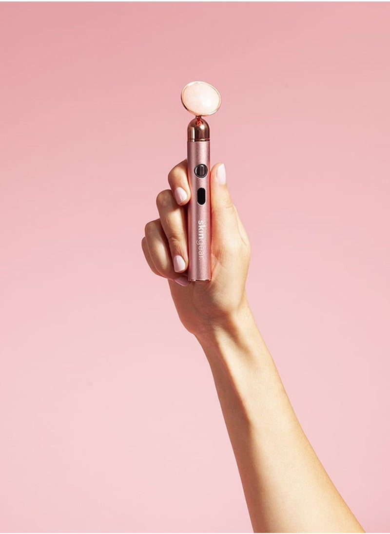 Vibrating Rose Quartz Sculpting Roller