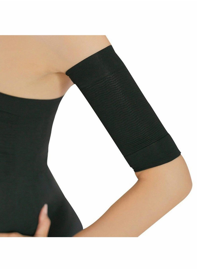 Women Ultra-thin Elastic Weight Loss Thigh Leg Massage Shaper Slimming Compression Arm Shaper Burn Fat Weight Loss Arm Arm Slimming Shaper Wrap Arm Compression Sleeve for Upper