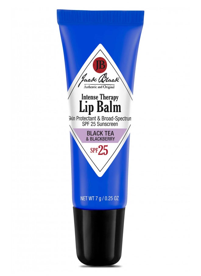 Jack Black Intense Therapy Lip Balm, Black Tea & Blackberry , 0.25 Ounce (Pack of 1)