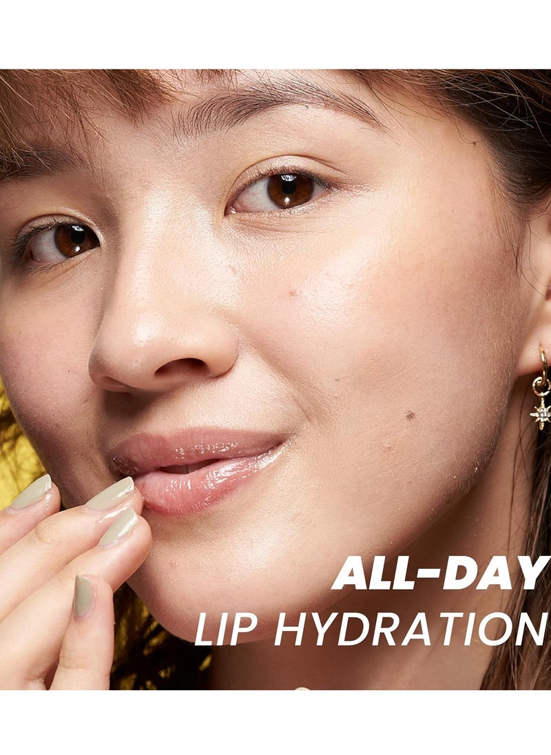 100% Natural Tinted Lip Butter Sleeping Lip Mask, Clean Petroleum free Lip Moisturizer and Conditioner for Dry Lips. Intensive Lip Balm and Lip Therapy Skin Care with Mango butter (Light Pink)