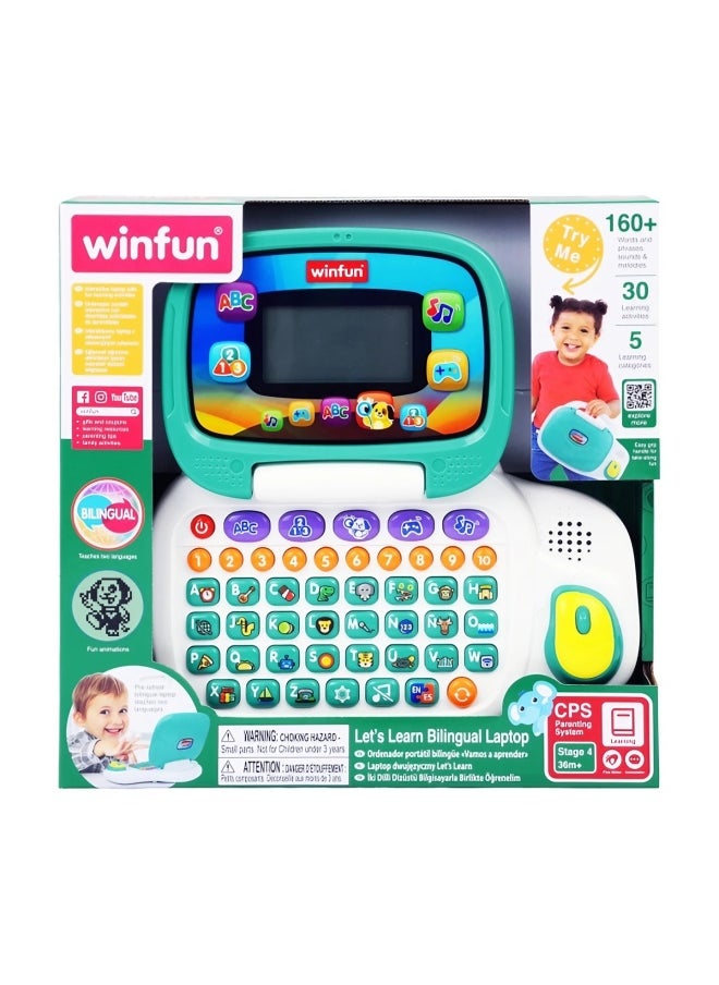 WinFun Let's Learn Bilingual Laptop