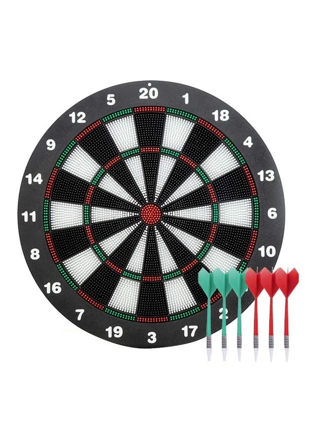 Dartboard With Bristle Dart Set