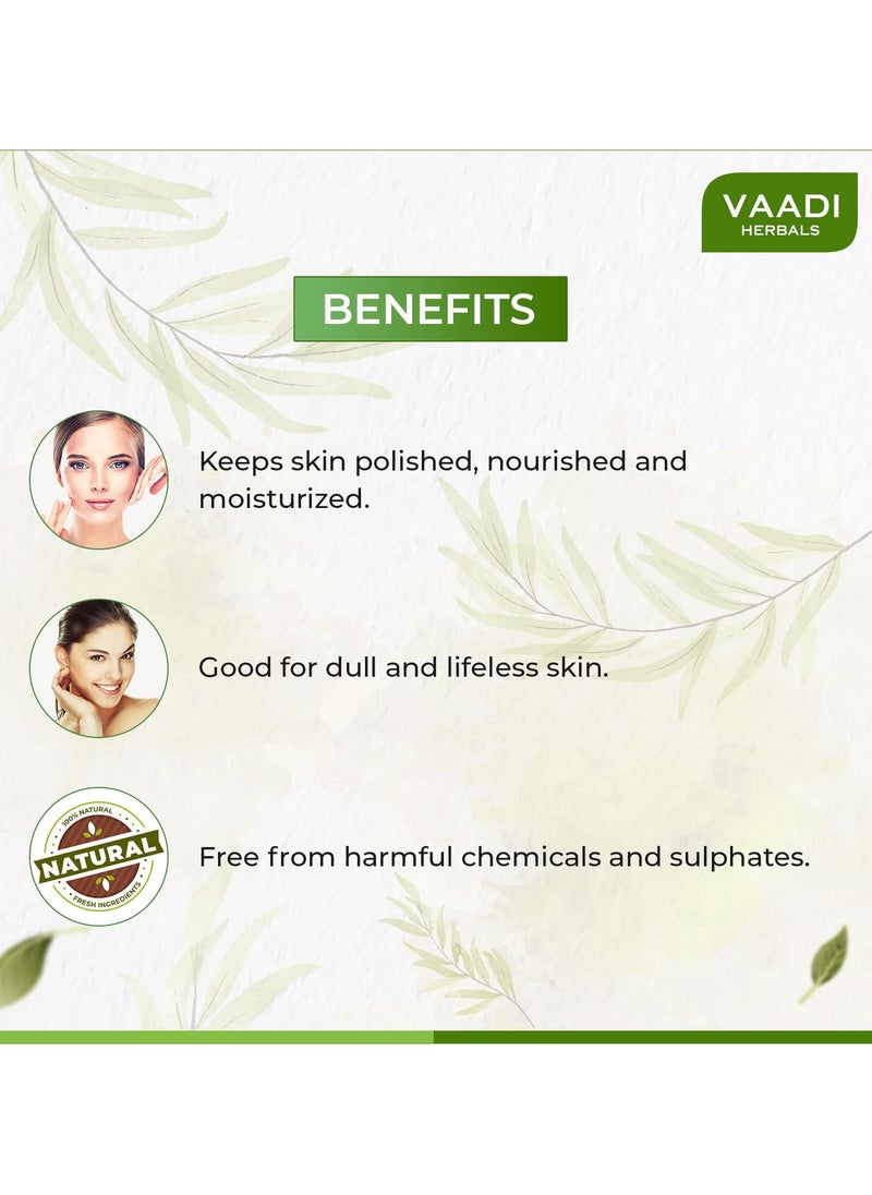 Vaadi Herbals Super Value Enticing Lemongrass Scrub Soap, 75gms x 6