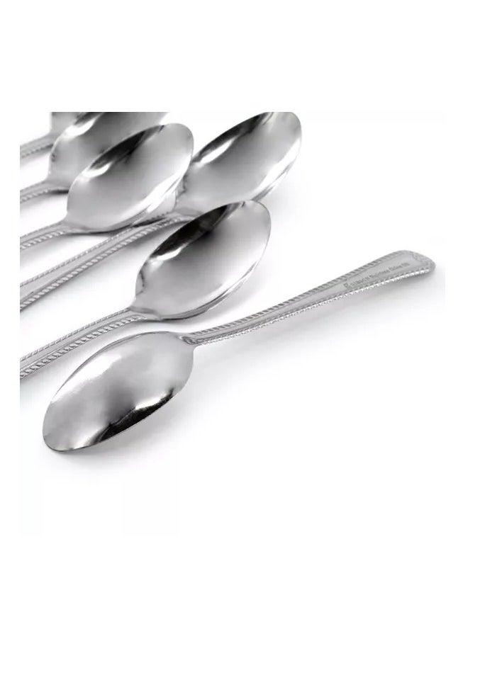 Gibson Home 6 Pieces Teaspoon Set Stainless Steel