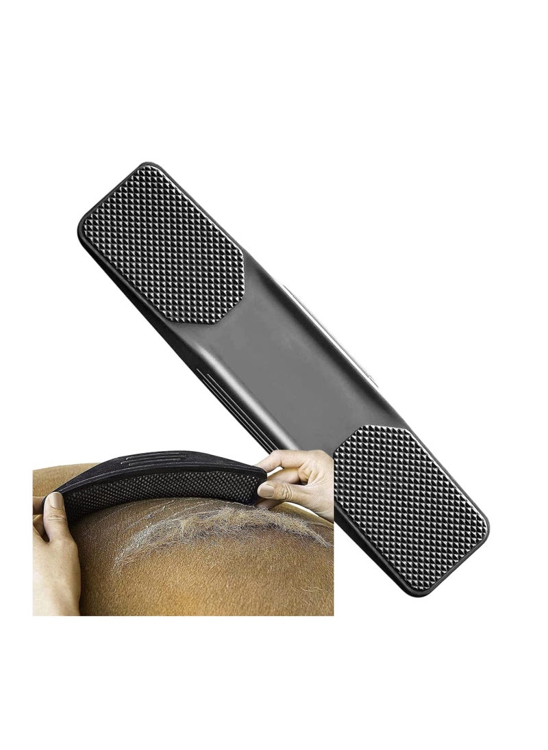 6-in-1 Multi-Functional Horse Hair Grooming Brush - Shedding, Massage, and Beauty Tool for Pets (Black) - Effective Hair Removal and Grooming Solution.