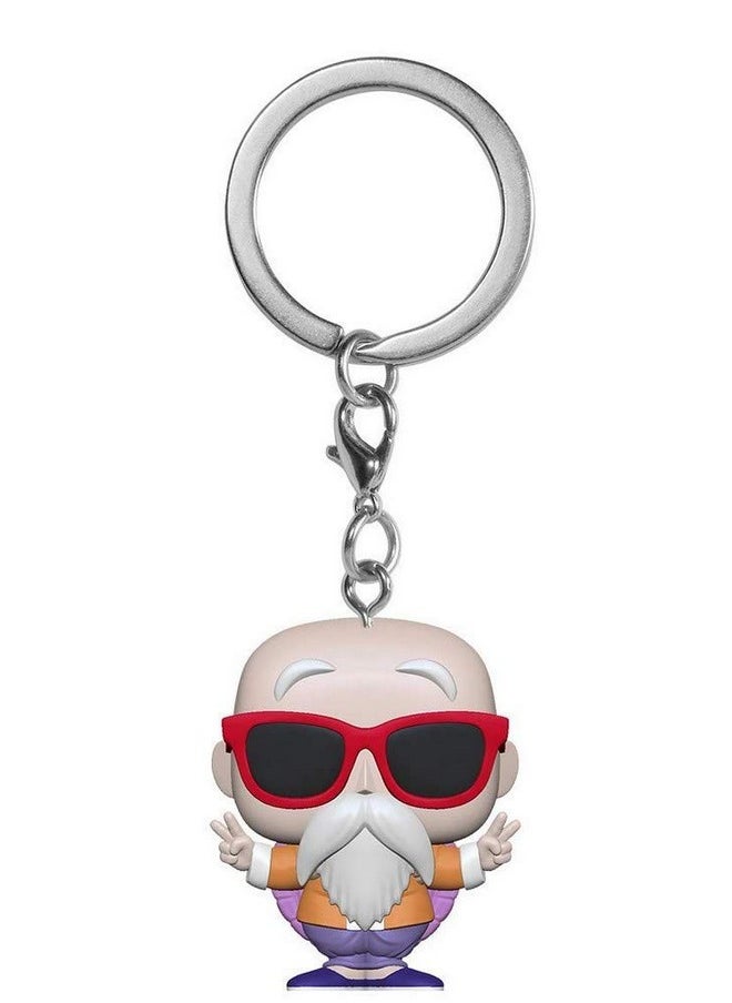 Pop Keychain: Dragon Ball Z Master Roshi (Peace Sign) 2 Inchesmulticolor