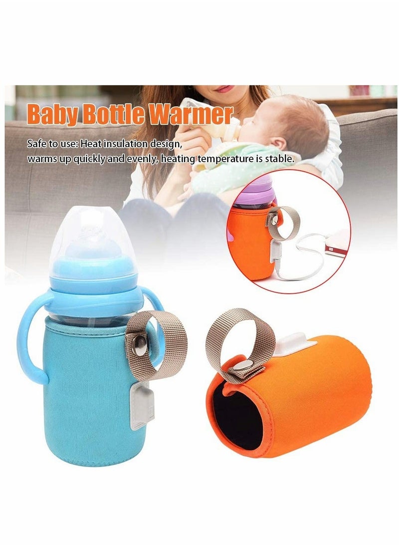 Portable Baby Bottle Warmer Bag for Travel Keeps Milk Warm on the Go Ideal for Car and Shopping Lightweight Blue Cover