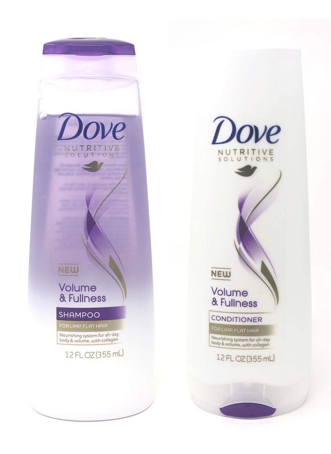 Nutritive Solutions Shampoo & Conditioner Set, Volume & Fullness, 12 Ounces Each (Set Includes 2 Items)