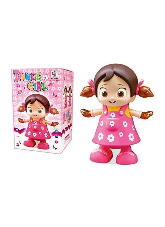 Dancing Girl Toy with 3D Lights and Music, Musical Dancing Girl Doll Toy for Kids Dance Girl