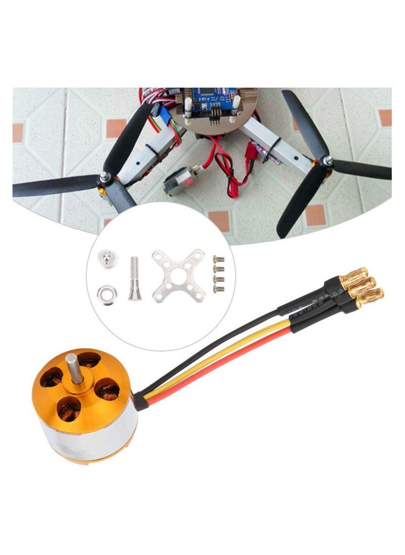 High Power RC Quadcopter Motor Replacement, RC Brushless Motor Upgrade High Power Motor RC Quadcopter Motor High-Efficiency RC Motor Quadcopter Power Boost Compatible with RC Quadcopter(2200KV)