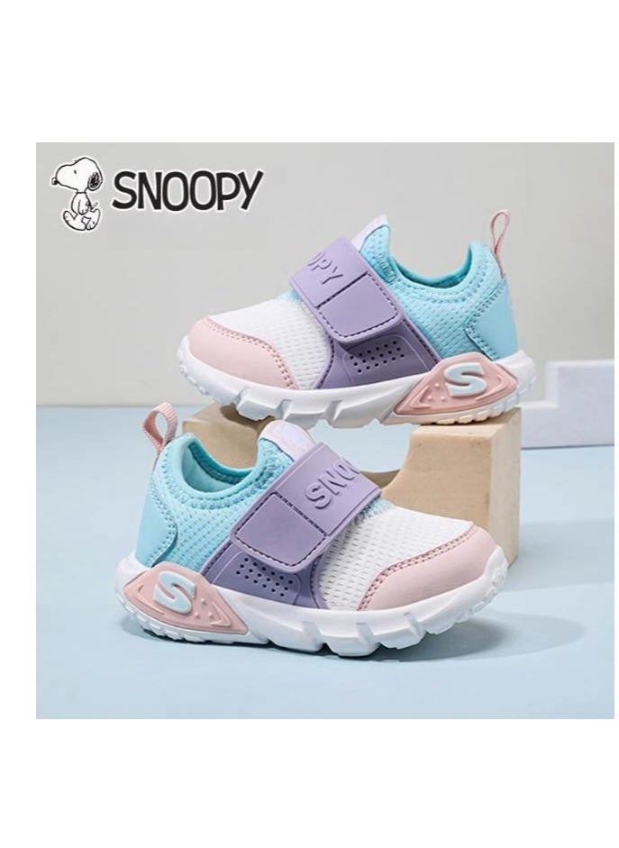 Baby Breathable Walking Shoes With Soft Sole, Anti Slip And Anti Kick Function Shoes