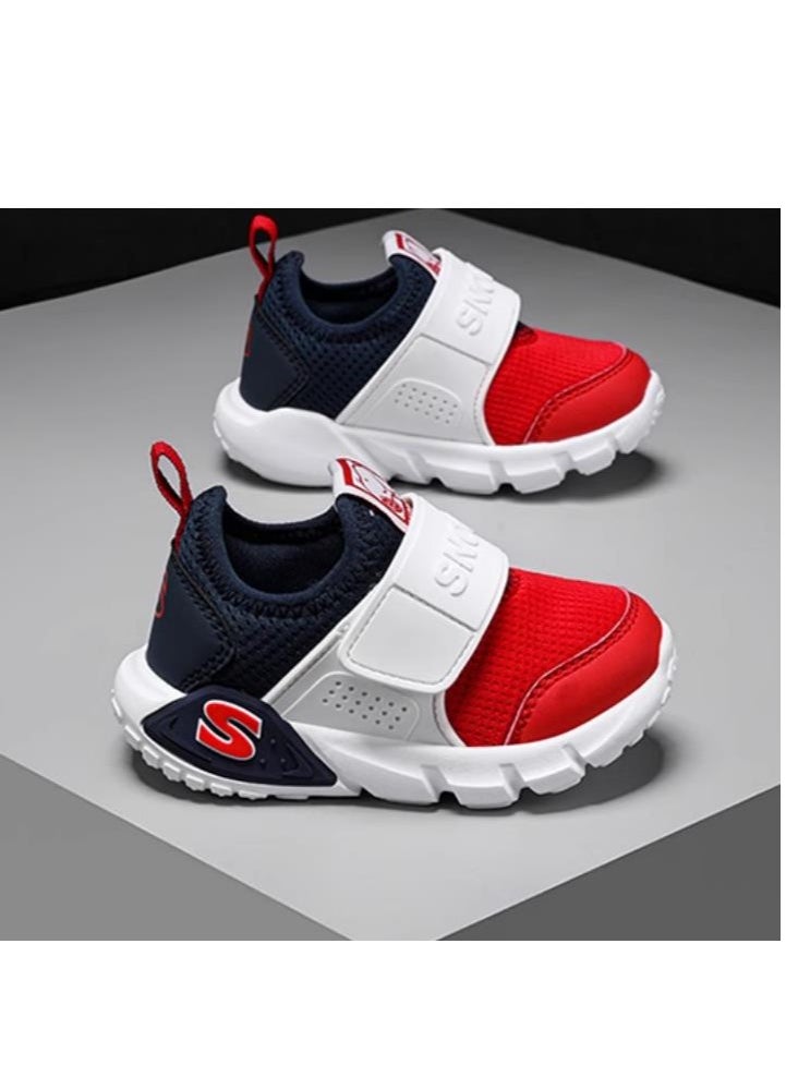 Baby Breathable Walking Shoes With Soft Sole, Anti Slip And Anti Kick Function Shoes