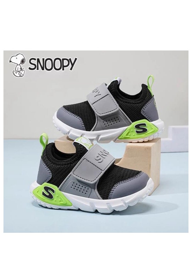 Baby Breathable Walking Shoes With Soft Sole, Anti Slip And Anti Kick Function Shoes