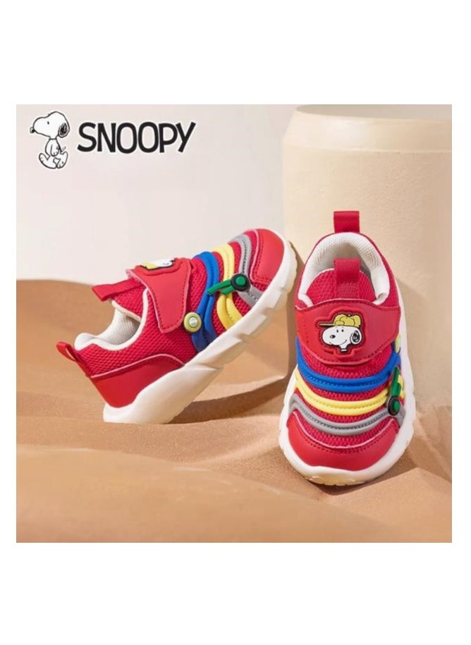 Baby Breathable Walking Shoes With Soft Sole, Anti Slip And Anti Kick Function Shoes