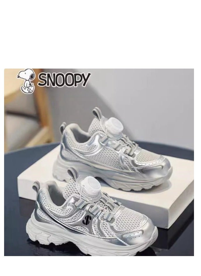 Children's Breathable And Non Slip Soft Soled Sports Shoes