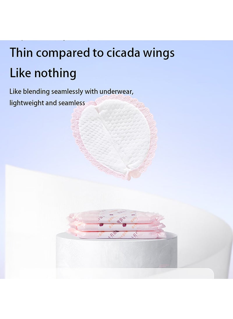 Disposable Nursing Breast Pads Nipple Covers for Breast Feeding Pastel Touch (100 Pcs)