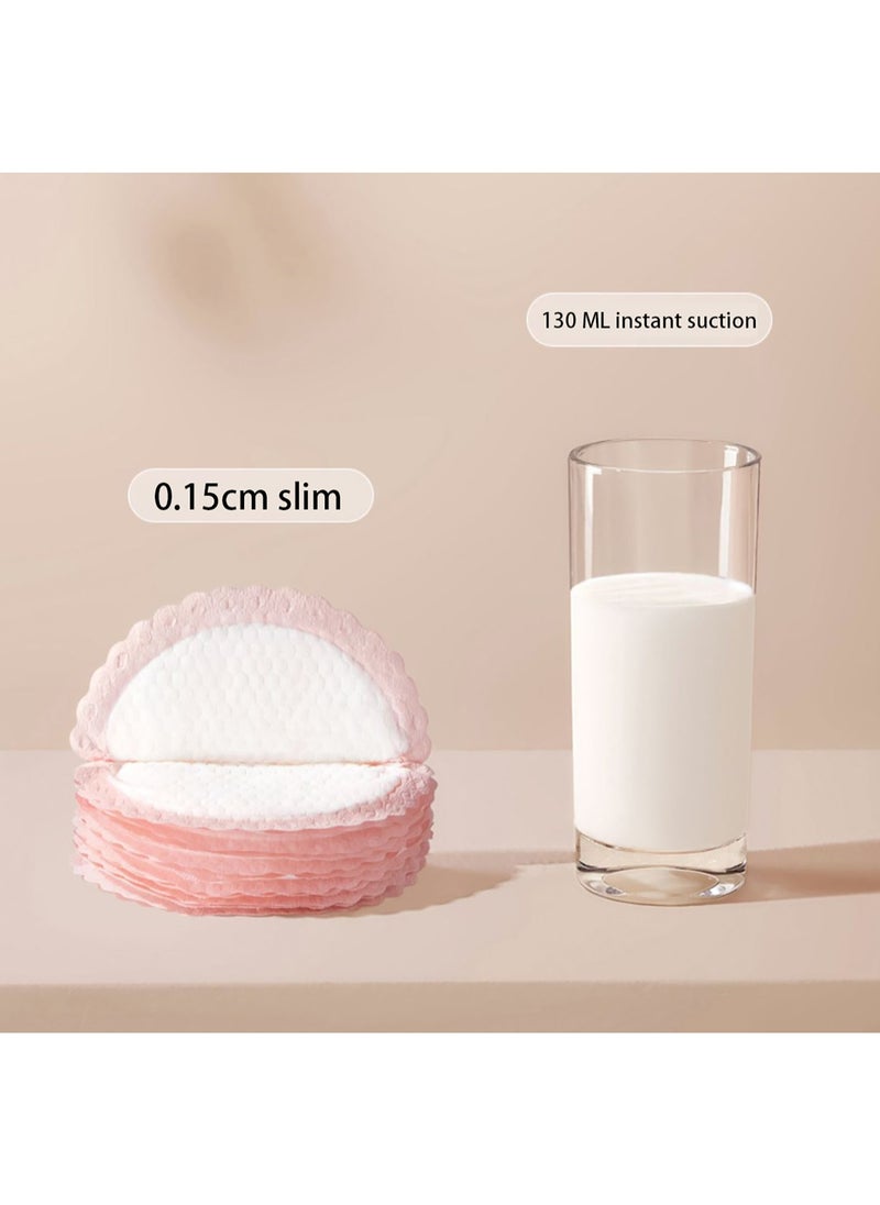 Disposable Nursing Breast Pads Nipple Covers for Breast Feeding Pastel Touch (100 Pcs)