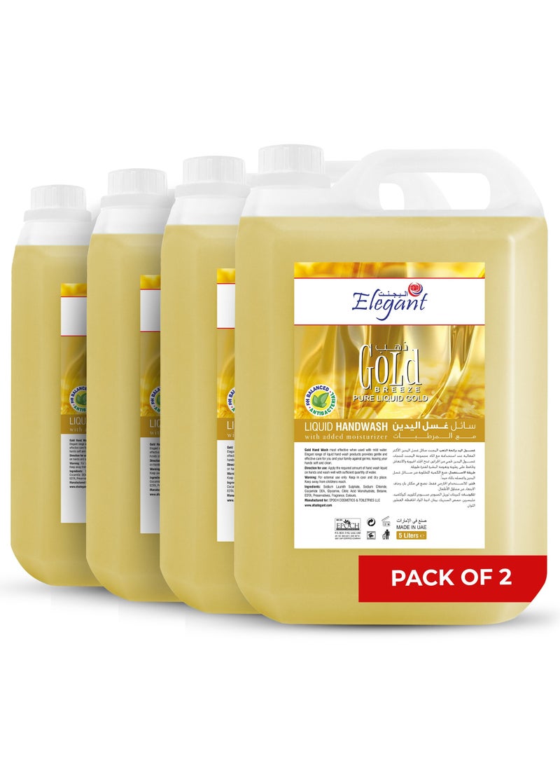 Lemon Handwash Refill 5L Pack of 4