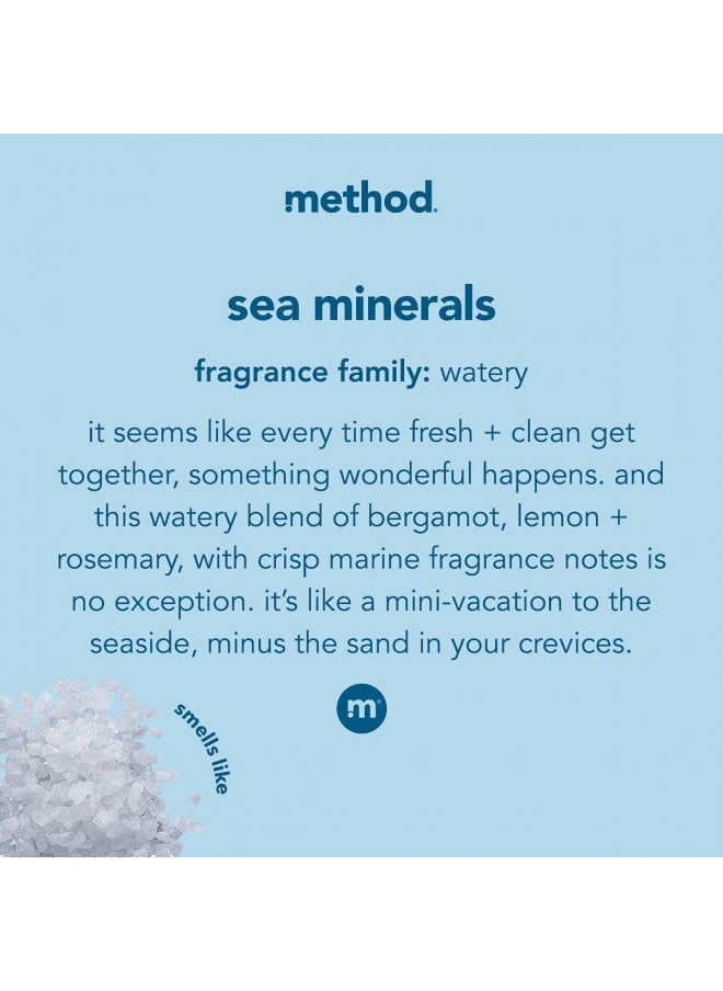 Method Gel Hand Soap, Sea Minerals, Biodegradable Formula, 12 Fl Oz (Pack of 6)