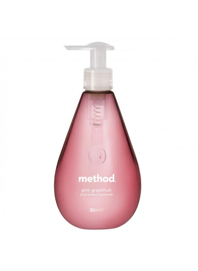 Method Gel Hand Wash, Pink Grapefruit, Biodegradable Formula, 12 fl oz (Pack of 1)