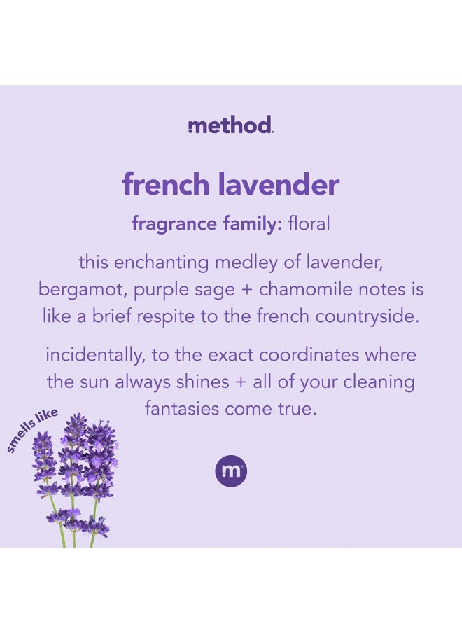 Method Gel Hand Wash, French Lavender, Biodegradable Formula, 12 fl oz (Pack of 6)