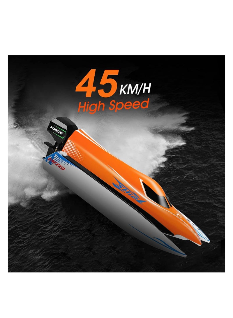 WLtoys WL915-A Brushless RC Boat, 2.4GHz Remote Control Boat, 45KM/H High Speed RC Racing Boat