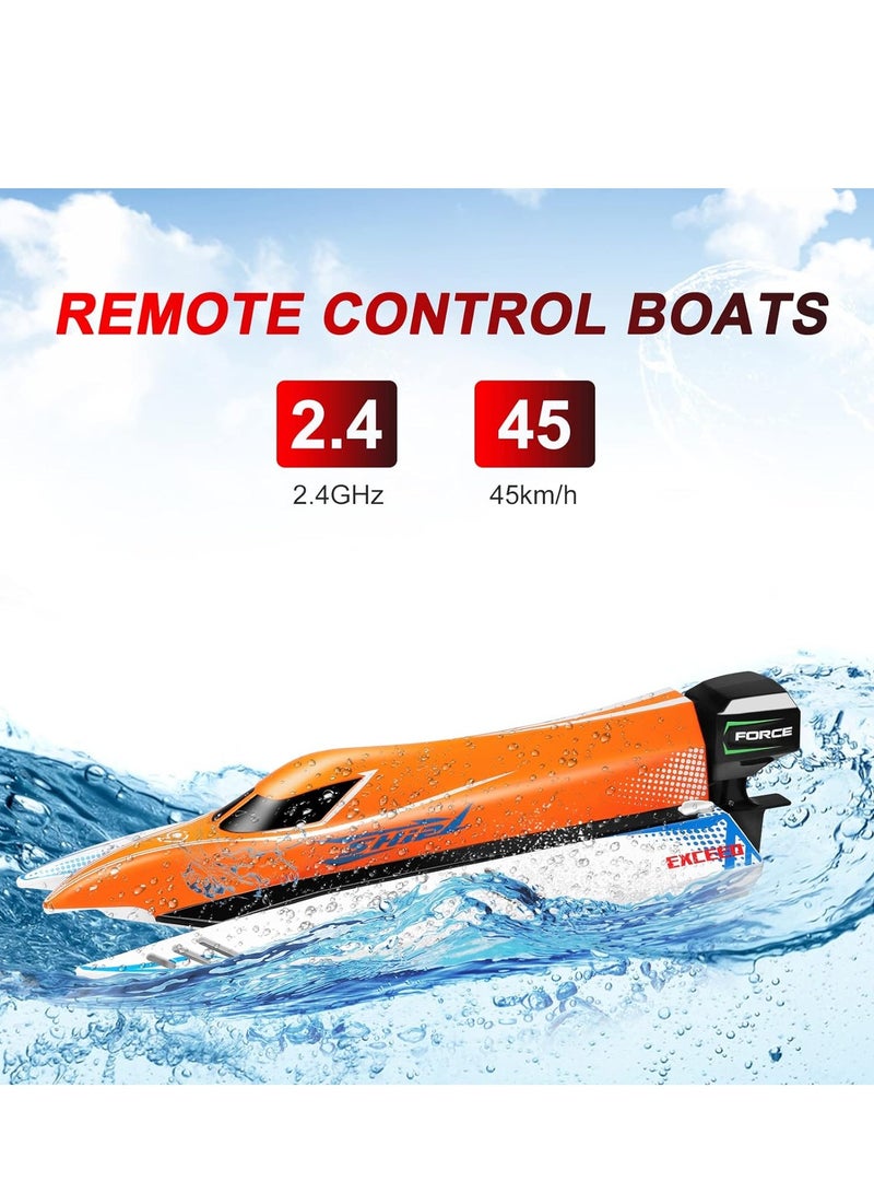 WLtoys WL915-A Brushless RC Boat, 2.4GHz Remote Control Boat, 45KM/H High Speed RC Racing Boat