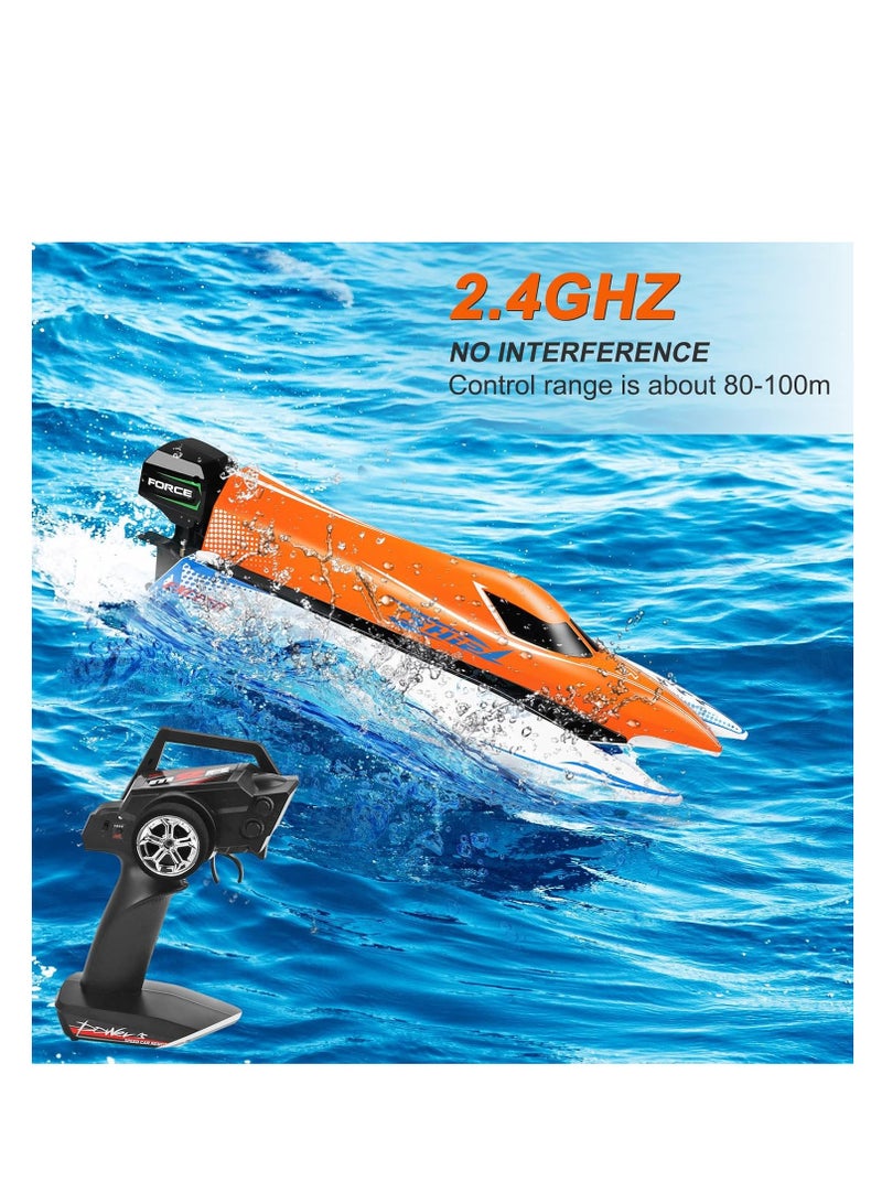 WLtoys WL915-A Brushless RC Boat, 2.4GHz Remote Control Boat, 45KM/H High Speed RC Racing Boat