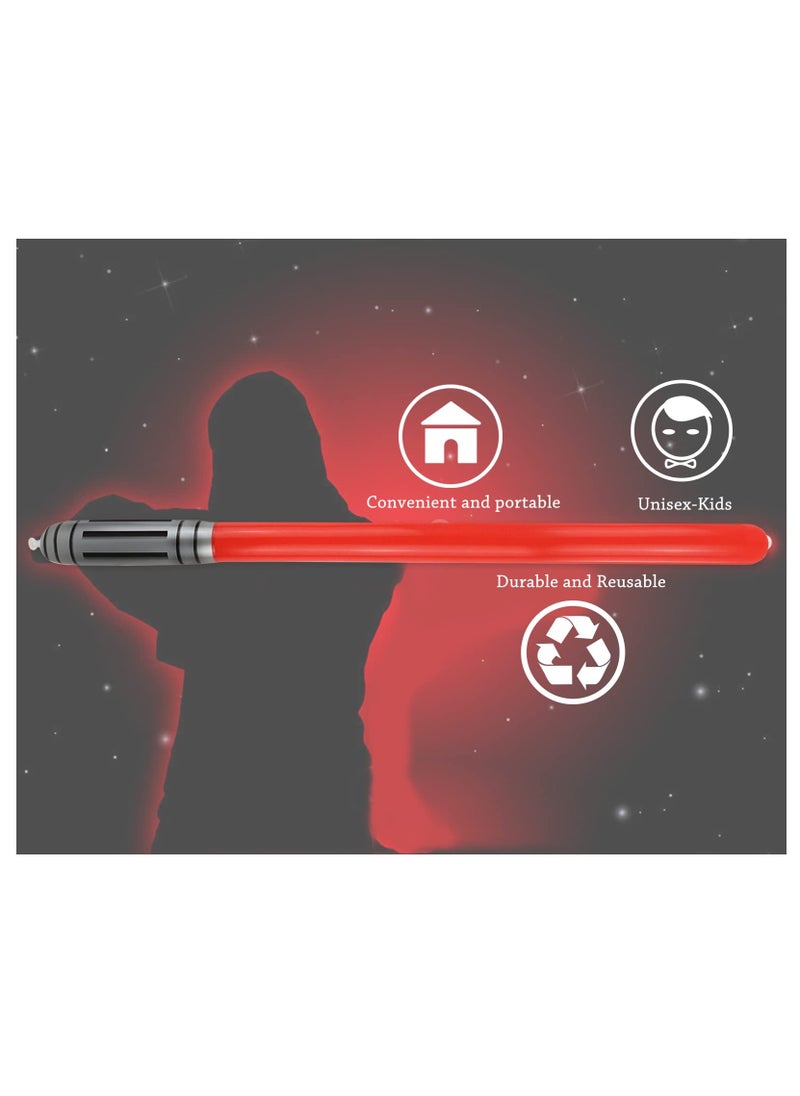 SYOSI, Inflatable Light Saber Sword Toys Set for Kids Party Favors, Movie Cosplay Inflatable Light Swords Prop for Star Wars Themed Party, Birthday Party Decorate