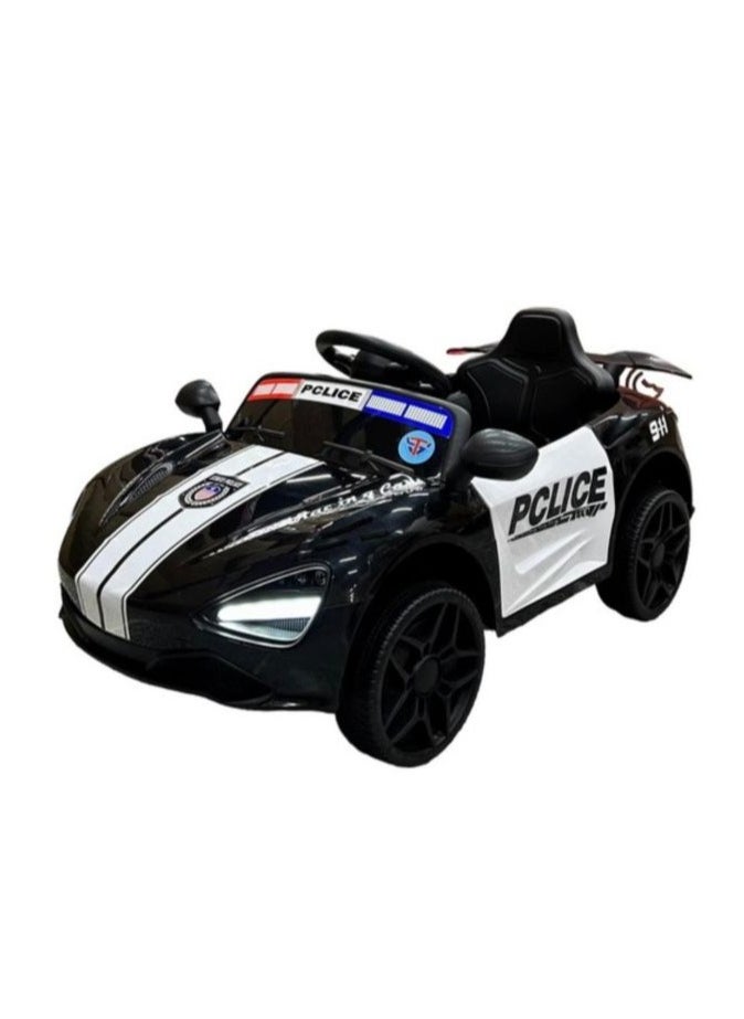 Melcren Police RC Car - Black