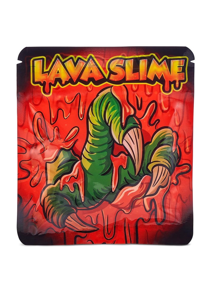 ZURU Lava Slime Surprise Volcano (2 Pack) with Dinosaur Structure Toy Inside and Lava Slime, Squishy Slime Volcanic Eruption