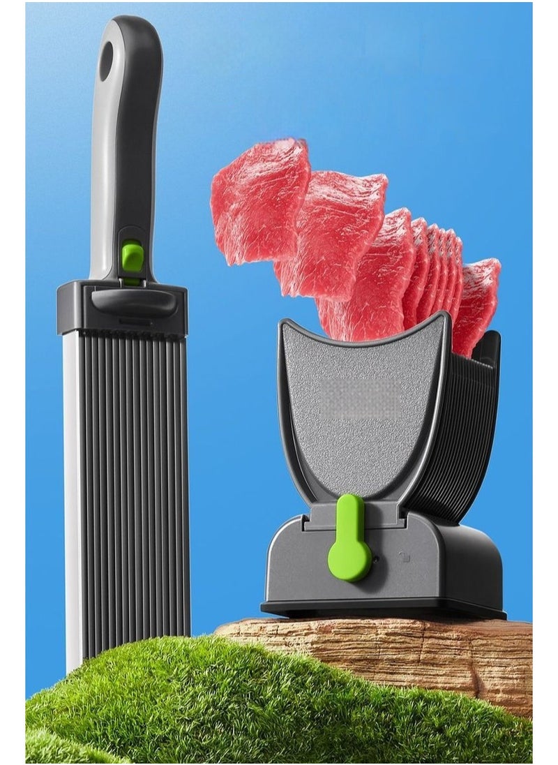 Multi Functional Manual Meat Cutter for Home Use Slices Strips Dices and Minces Meat for Kitchen Use