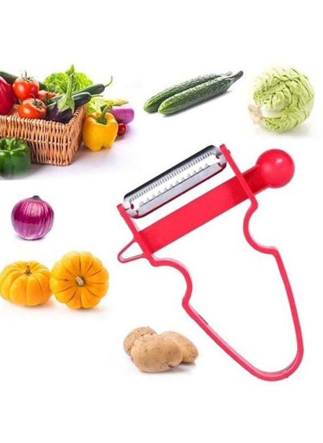 3-Piece Multi-Function Peeler Set Multicolor 10x10cm