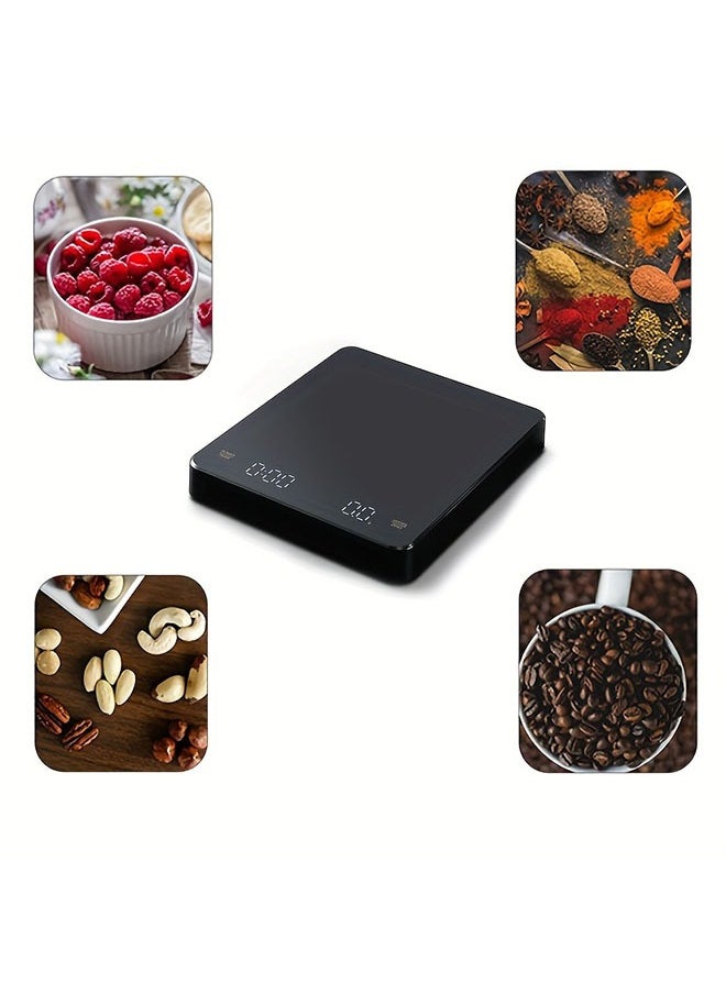 Timing Coffee Scale, Hand Brewed Coffee Scale, Clearing Electronic Scale, Household Kitchen Scale