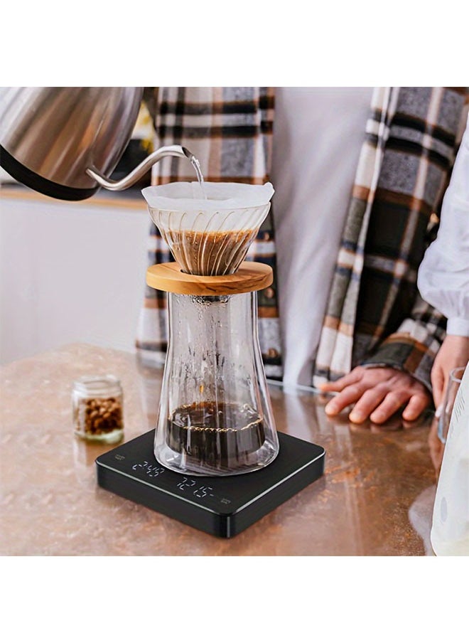 Timing Coffee Scale, Hand Brewed Coffee Scale, Clearing Electronic Scale, Household Kitchen Scale